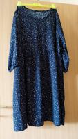 Damen  Kleid Janina Größe 56 Marinenblau Muster Dreiviertel Arm N Leipzig - Grünau-Ost Vorschau
