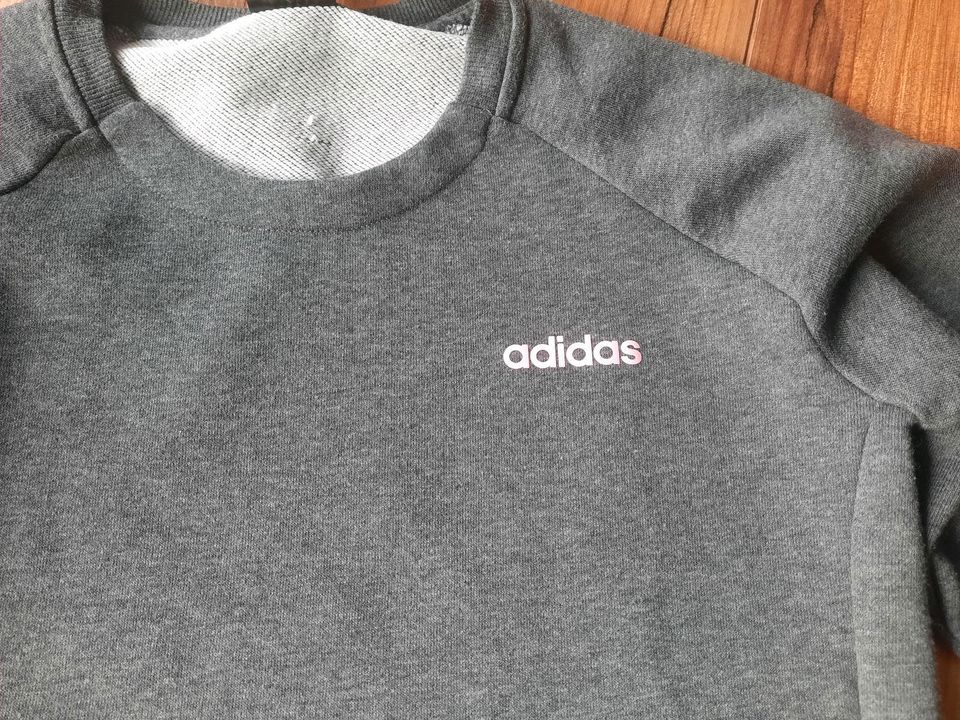 Adidas Pullover Oberteil Größe S grau rosa in Bad Laer