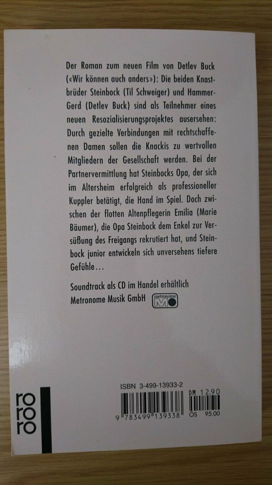 MÄNNERPENSION-Taschenbuch zum Film von Detlev Buck in Dresden