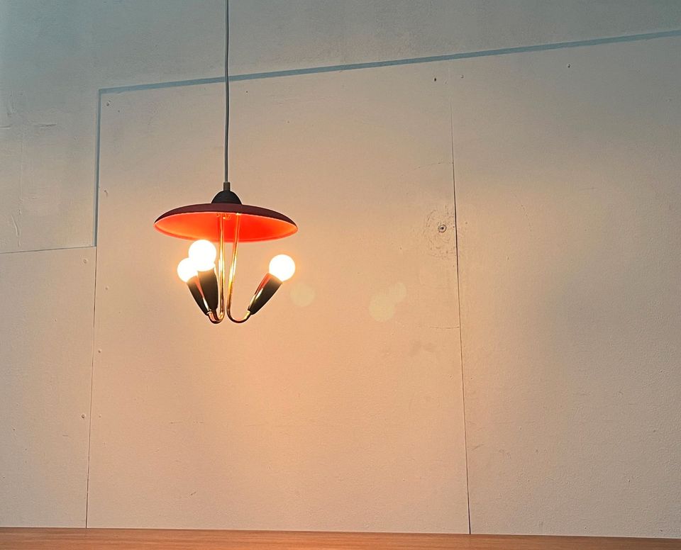 Mid Century Pendant Lamp zu 60er Space Age Stilnovo 70er 50er in Hamburg