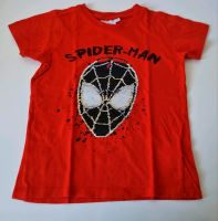 T Shirt kurzarm Jungen rot Marvel Spiderman Jungen Größe 122 Thüringen - Zeulenroda Vorschau