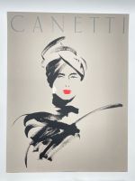 * POSTER PLAKAT MICHEL CANETTI SIEDBRUCK FRAU LIPPENSTIFT ROT 80E Berlin - Charlottenburg Vorschau