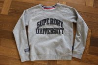 SUPERDRY ★ Sweatshirt Sweater Gr. M grau University Glitzer Kreis Pinneberg - Rellingen Vorschau