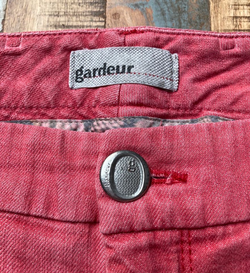 Gardeur Jeans Lachsrot Stretch Größe 46 in Bonn