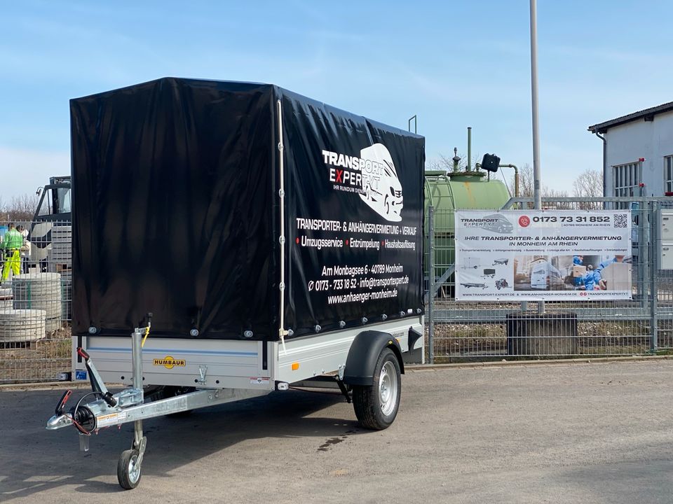 Autotransportanhänger mieten leihen, Kfz-Transportanhänger mieten leihen, Autoanhänger mieten leihen, Anhänger mieten leihen, Anhängerverleih in Monheim am Rhein