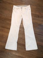 Weiße Jeans mit Schlag Größe 42 Niedersachsen - Grasberg Vorschau
