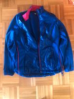 Blau Lack Effekt Jacke Sport / Crane Gr. 40 / Nähte + Kragen pink Bayern - Strullendorf Vorschau
