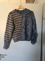 desigual pullover L strick blau Glitzer  neuwertig Bayern - Buttenwiesen Vorschau