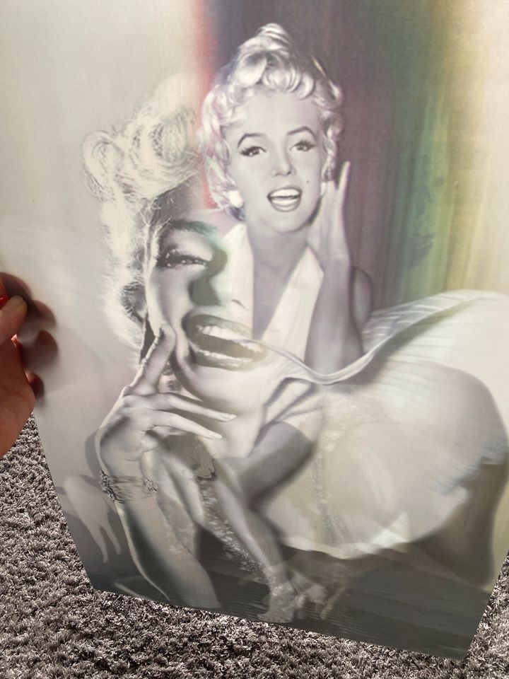 3D Bild Marilyn Monroe in Neuhof