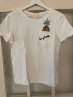 H&M T-Shirt weis Ananas Gr. S Nordrhein-Westfalen - Paderborn Vorschau