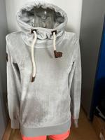 Naketano Damen Pullover Hoodie Velours grau Größe S Sylt - Westerland Vorschau