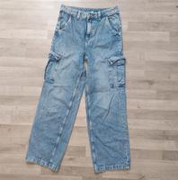 Hose Cargojeans Cargohose Jeans Denim mit Taschen Baggy Y2k Wandsbek - Hamburg Rahlstedt Vorschau