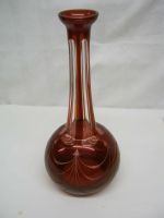 Bleikristall,Vase,rotes Überfangglas,Kristall,Kunsthandwerk Niedersachsen - Asendorf (bei Bruchhausen-Vilsen) Vorschau