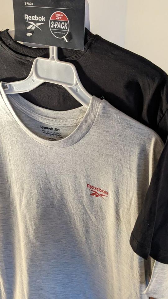 Reebok Jungen T-Shirt 2er Set Gr. L - Schwarz/Grau Kurzarm Kinder in Hamburg