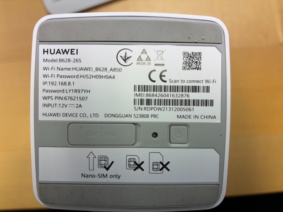 Huawei 4G Mobilfunk Router WiFi WLAN in Pfronten