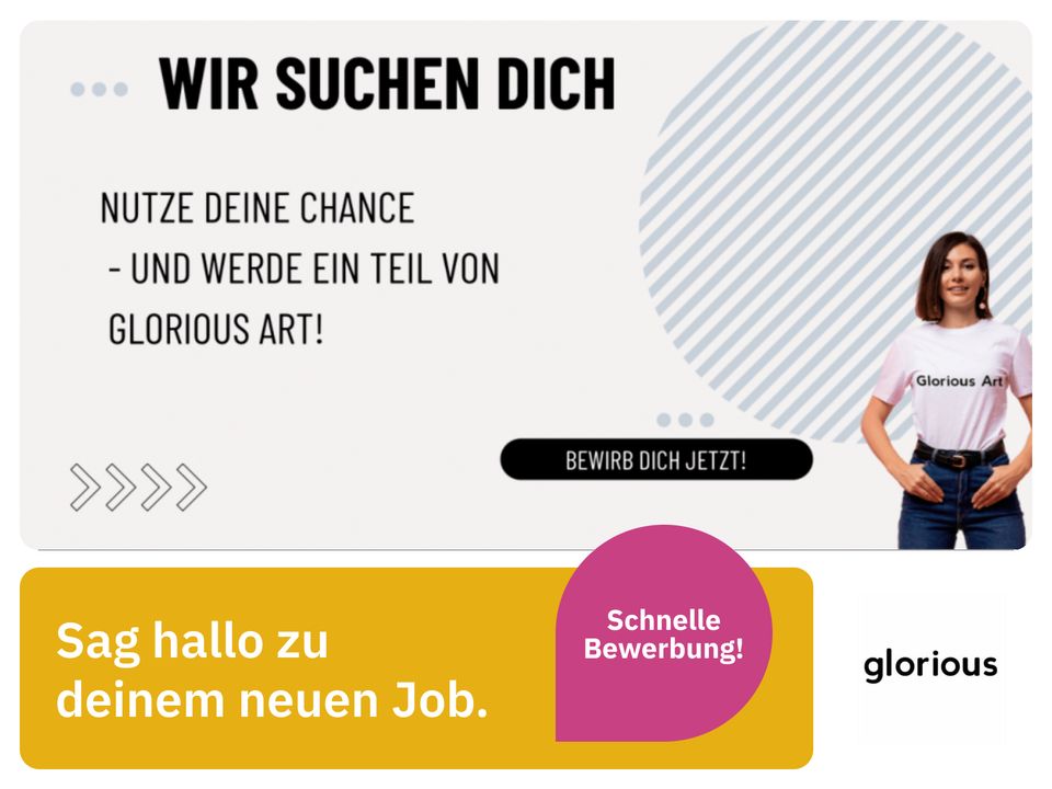 Empfangsmitarbeiter (m/w/d) (Glorious Art) Minijob, Aushilfe, Teilzeit, Nebenjob in Berlin in Berlin