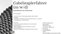 Gabelstaplerfahrer (m/w/d)  In Gütersloh, Std. Lohn ab 16€ Nordrhein-Westfalen - Gütersloh Vorschau