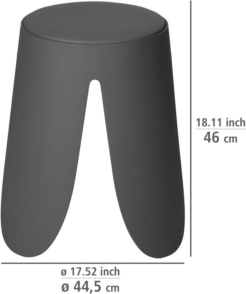 Design Hocker , belastbar bis 180 kg, mit gepolsterter Sitzfläche in Hannover