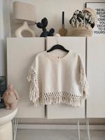 H&M Gr XL Top Pulli Cotton Makramee Fransen Boho Skandi Festival Eimsbüttel - Hamburg Stellingen Vorschau