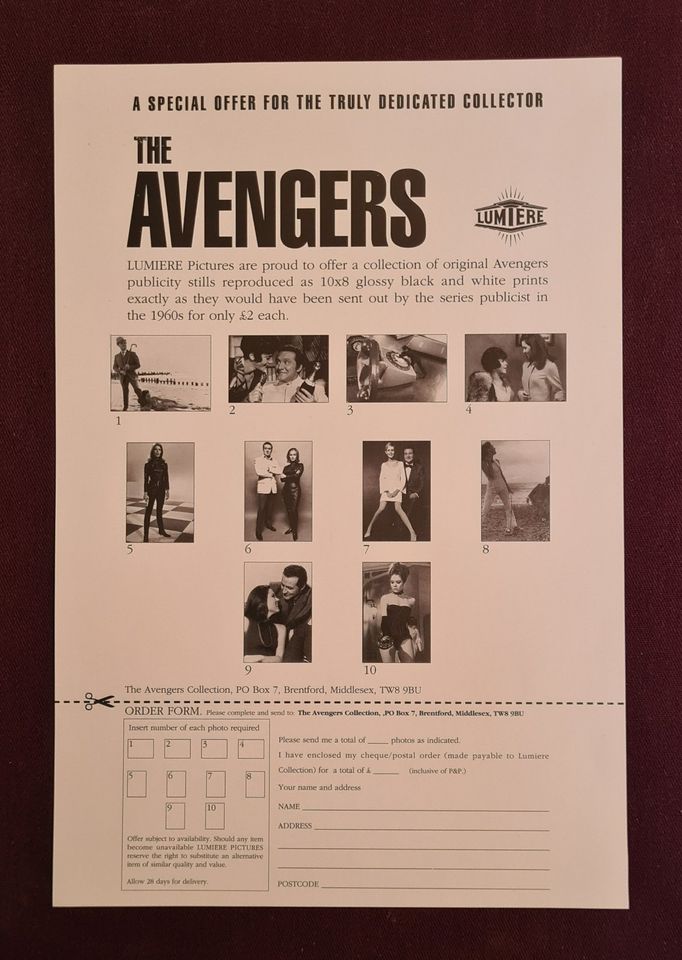 Mit Schirm, Charme und Melone: THE AVENGERS (Box-Set von Lumiere) in Berlin