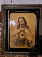2 alte Heiligenbilder Herz Jesu und Herz Maria Antiquität Rarität Bayern - Grafling Vorschau