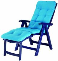 Best 96336024 Liegestuhl mit gepolstertem Kissen blau Nordrhein-Westfalen - Nettetal Vorschau