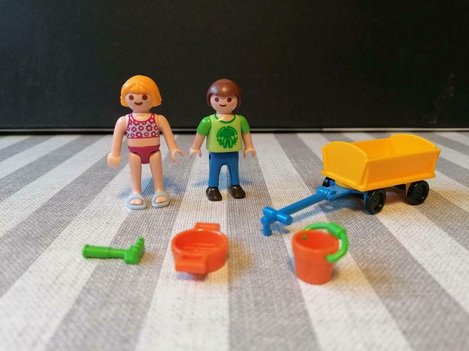 Playmobil Bollerwagen Kinder Strand in Sittensen