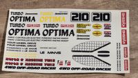 Kyosho Turbo Optima Dekorbogen - Repro Nordrhein-Westfalen - Lohmar Vorschau