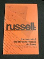 The Journal of the Bertrand Russell Archives, Vol. 2, No. 2 Niedersachsen - Leer (Ostfriesland) Vorschau