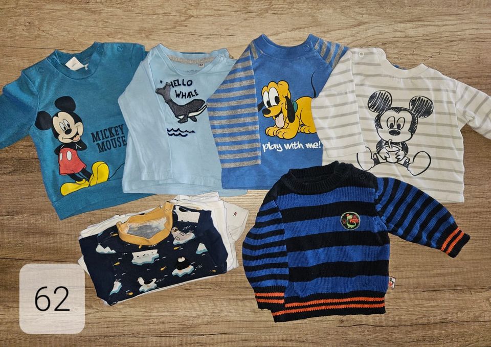 Babykleidung | Jungen | Größe 62 in Waren (Müritz)