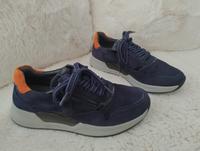Rollingsoft by Gabor Wild-Leder Sneaker blau Gr.37 UK4 Niedersachsen - Hildesheim Vorschau