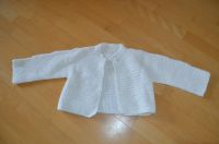 Strickjacke Jacke Bolero Top langarm Handmade weiß creme 110 NEU! Hessen - Obertshausen Vorschau