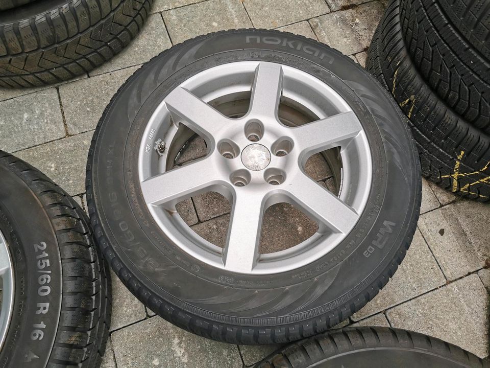 Alufelgen Satz KBA 46661 / ET40 Opel Zafira C 215/60R16 99H M+S in Deizisau 