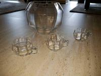 Nostalgische Glasbowle  (50 er Jahre) mit 11 Henkelgläsern, Sachsen - Zwickau Vorschau