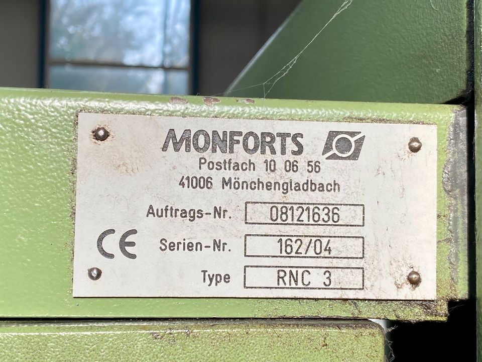 CNC Drehmaschine Monforts RNC 3 Ersatzteilspender in Neubrandenburg