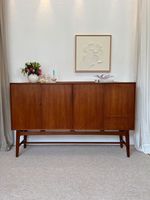 Teak Highboard Vintage Skandinavisch Sideboard 195cm Mid Century Eimsbüttel - Hamburg Rotherbaum Vorschau