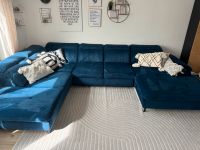 Wohnlandschaft XXL U-Form Couch Sofa mit Bettfunktion in Samt Hessen - Maintal Vorschau