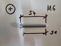 Senkkopfschrauben M6/54 Bayern - Bamberg Vorschau