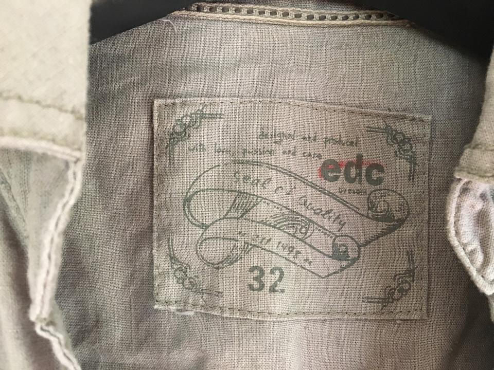 ESPRIT,  Kurzkleid, Leinen/Baumwolle, Nougat, neuwertig, Gr 34/36 in Waldmohr