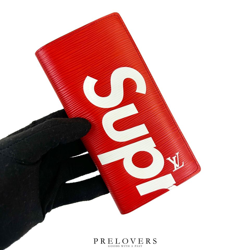 LOUIS VUITTON x SUPREME Geldbörse NEU Epi Rot wallet in Hamburg