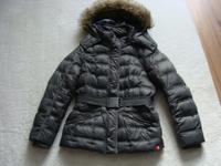 ESPRIT Daunen Jacke Gr. L grau Kapuze Fellrand Kr. Altötting - Unterneukirchen Vorschau