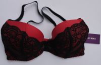 Lascana Push-Up BH, rot-schwarz, 70D, neu Niedersachsen - Uslar Vorschau