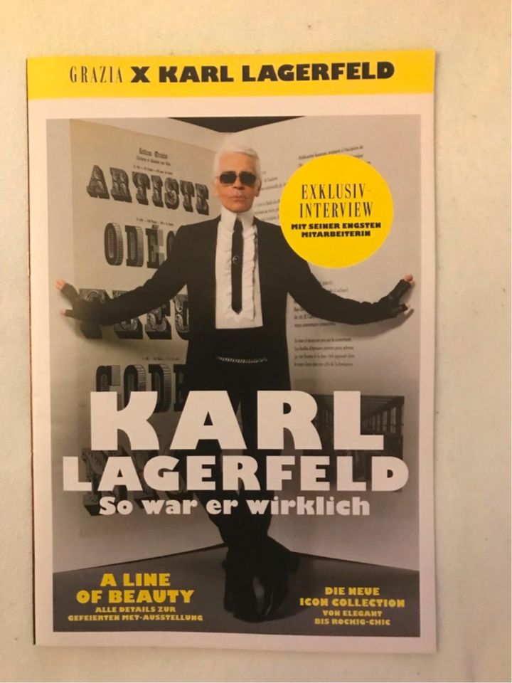 Sonderheft KARL LAGERFELD, Versand 1,60€ in Berlin