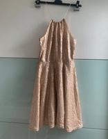 Review Damen Mädchen Kleid, gold Pailletten, Gr. XS Bayern - Eggenfelden Vorschau
