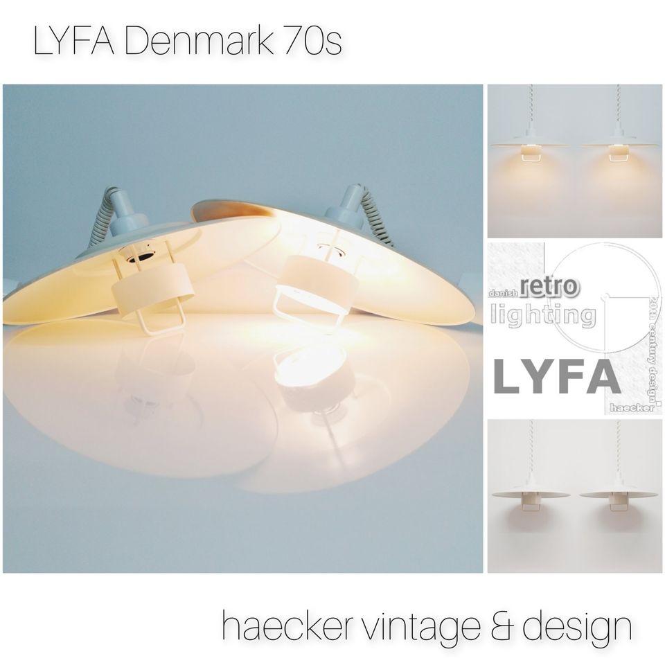 LYFA Lampe danish design zu poulsen teak lyskaer holmegaard 70er in Stuttgart