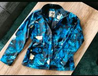 ✨KHUJO✨Jacke Windbreaker Blau Floral Blätter Gr L Schleswig-Holstein - Leck Vorschau