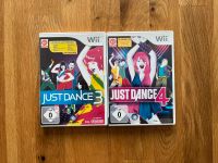 Just Dance 3+4 Nintendo Wii/Wiiu, Top Zustand Hessen - Trebur Vorschau