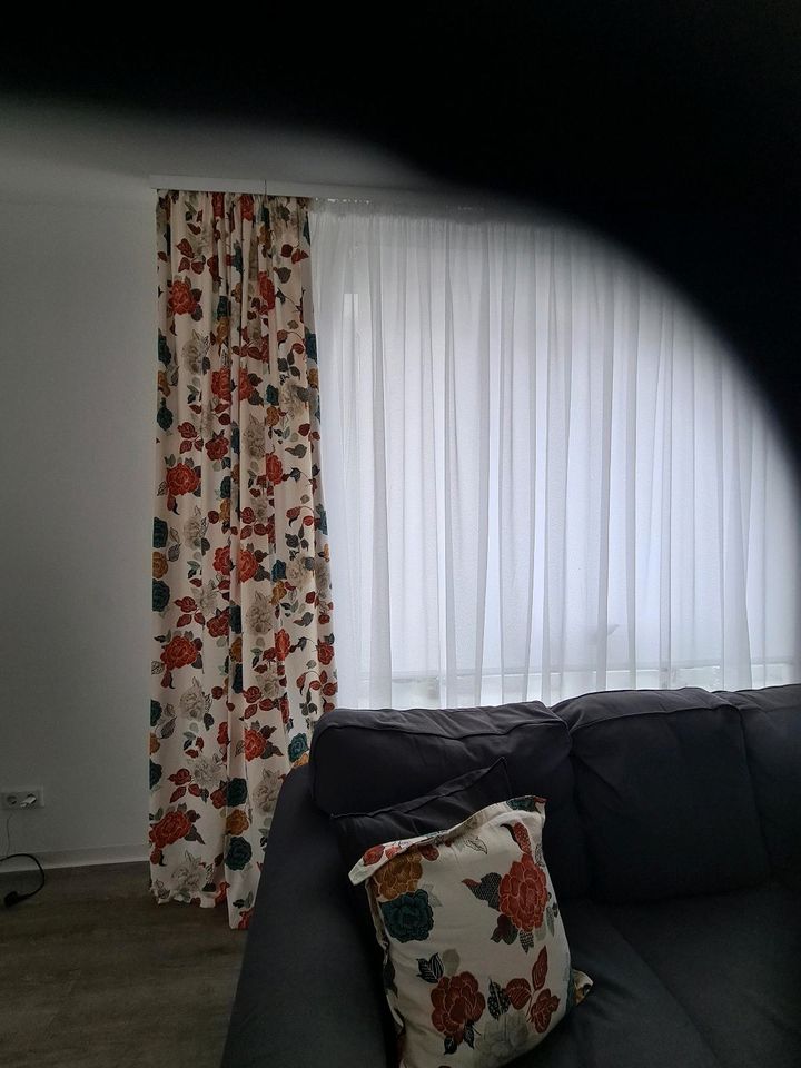 Vorhang gardine 4 Stück und Kissen bezug 5 Stück in Bremen