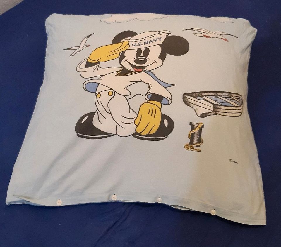 Bettwäsche Mickey Mouse 135x200 und Kopfkissen 80x80 in Chemnitz