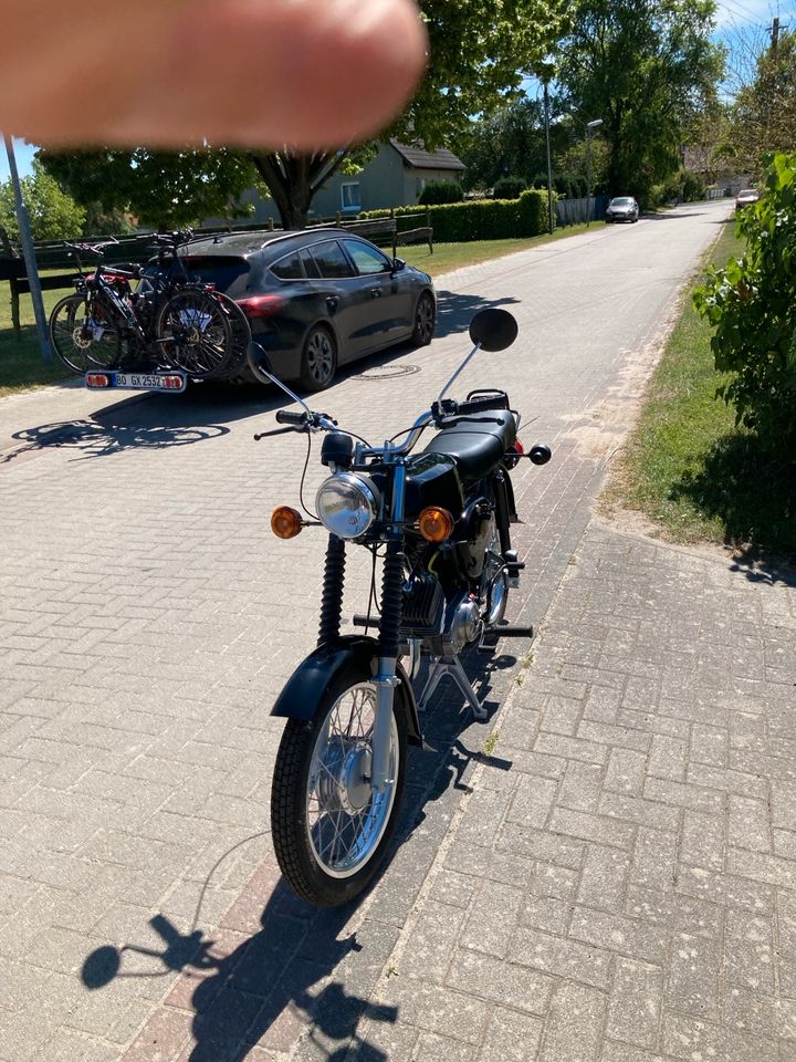 Simson S 51 3 Gang  Neuaufbau mit Papieren in Briesen (Mark)